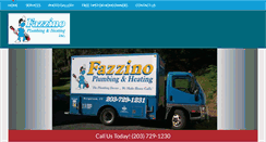 Desktop Screenshot of fazzinoplumbing.com